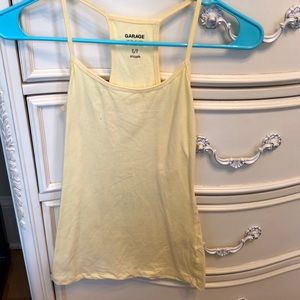 Garage yellow tank top